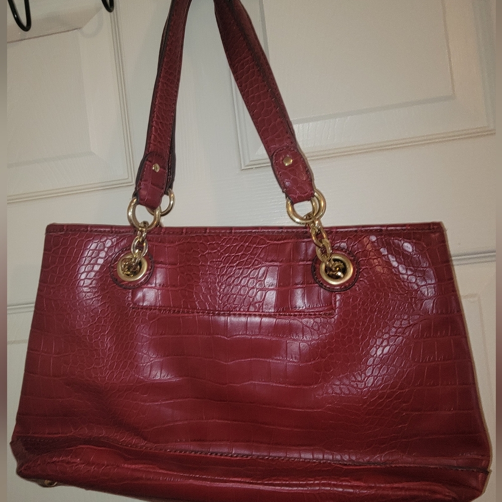 Liz Claiborne shoulder/handbag red - Picture 5 of 7